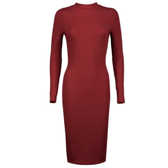 NWOT ASOS | Ribbed Bodycon Dress - Picture 5 of 8